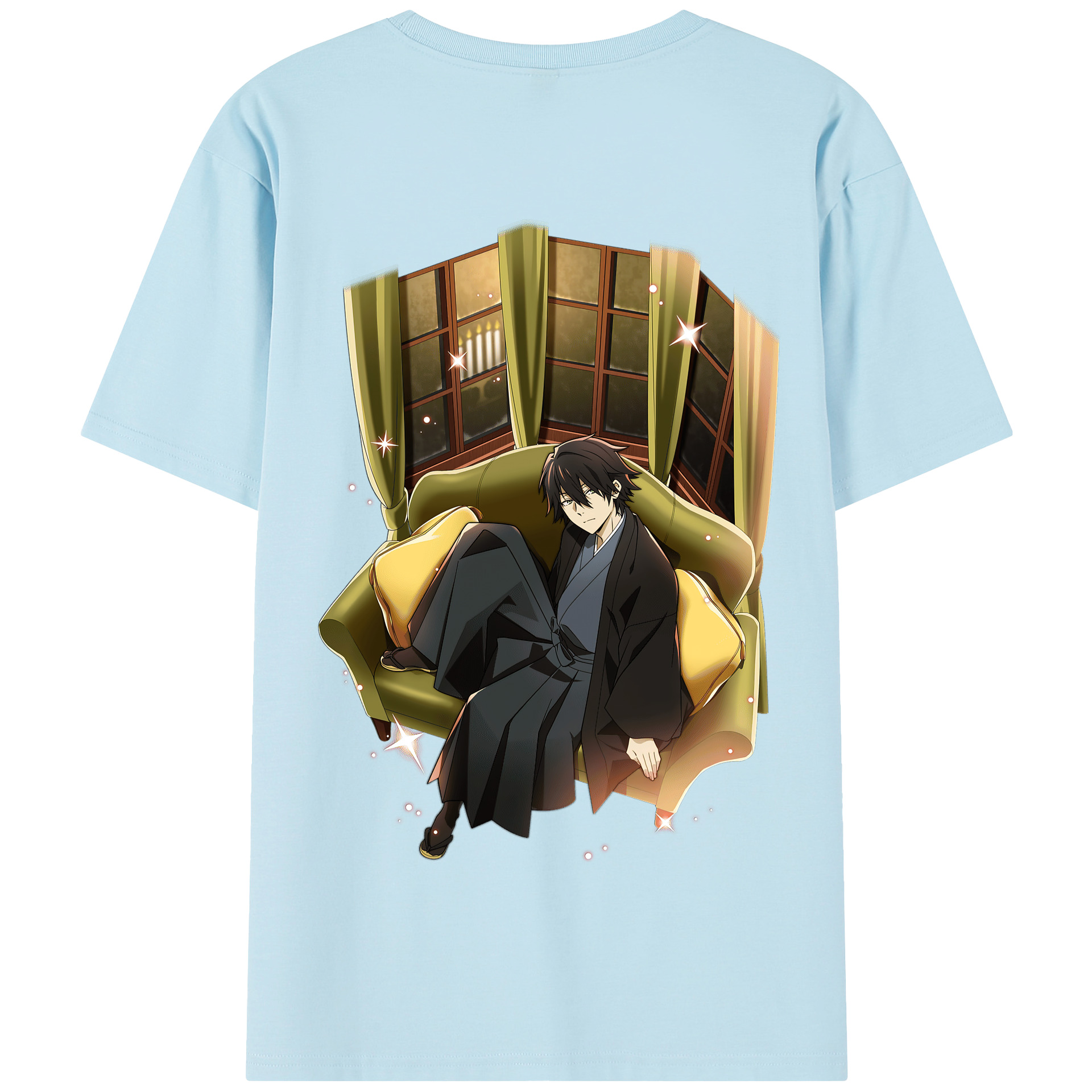 （画像用） 文豪ストレイドッグス Bungo Stray Dogs 綿100％半袖Tシャツ（背面プリント）